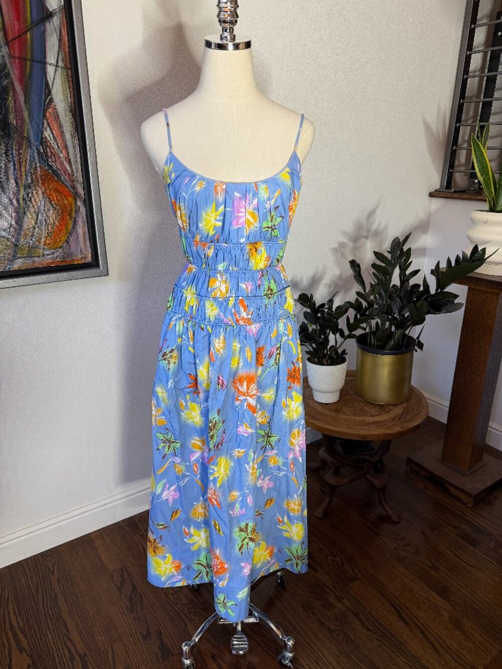 ✨ Tanya Taylor "Gabriella" Dress — Blue Floral — Size 6 ✨ $545 MSRP